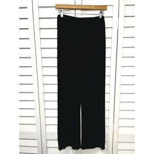 Chico's Travelers Slinky Elastic Waist Pull On Pants Office Size Large Black